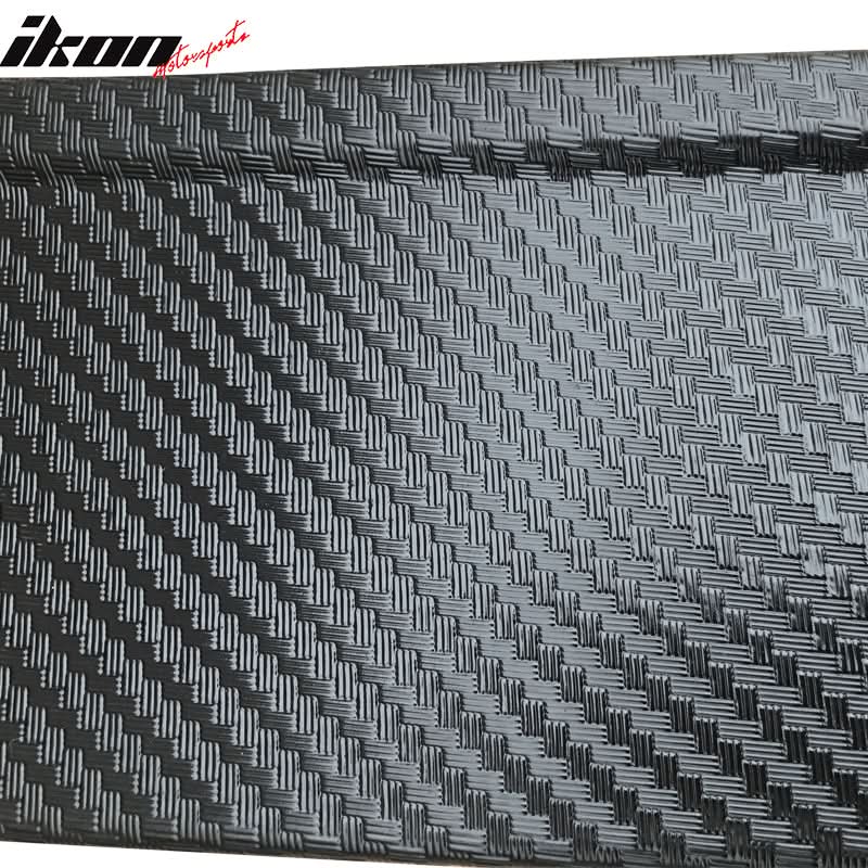 Fits 11-23 Dodge Charger Carbon Texture Side Skirts Ext Flat Lip