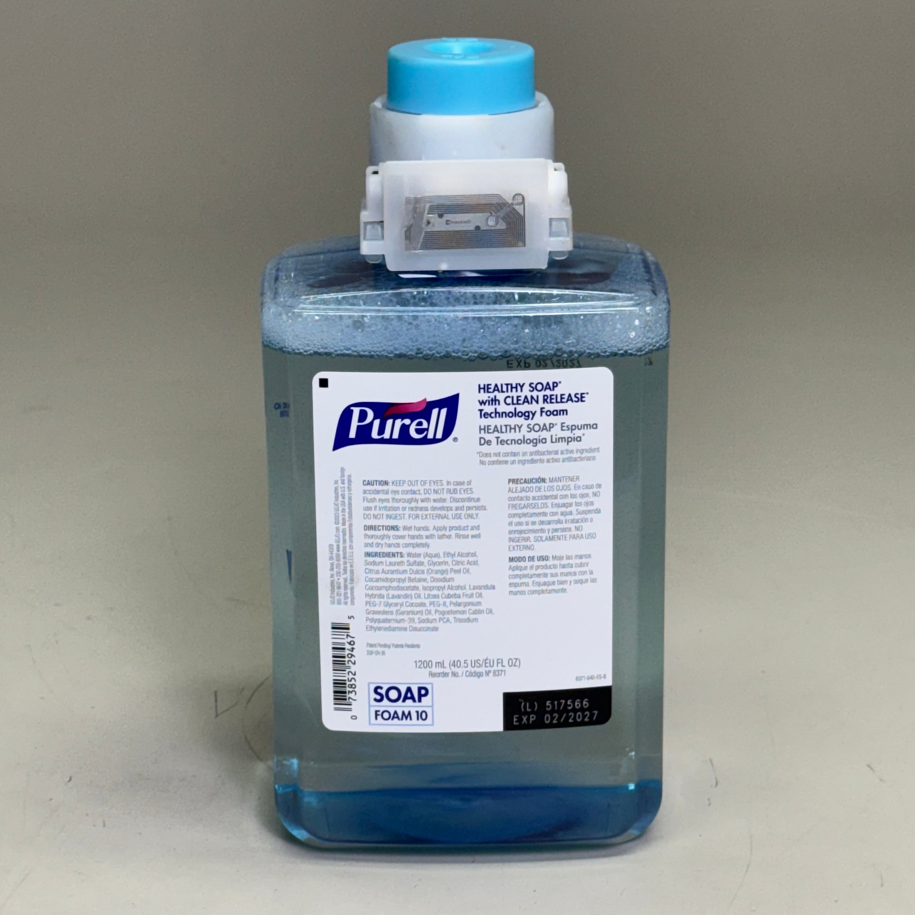 PURELL Foam Handwash Soap (2 Pack) 40.5 fl oz 8371-02 Light Blue BB 02/27