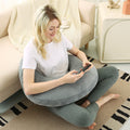 Reading pillow, crocheted arm-support for adults, portable, skin-friendly, TV & breastfeeding.