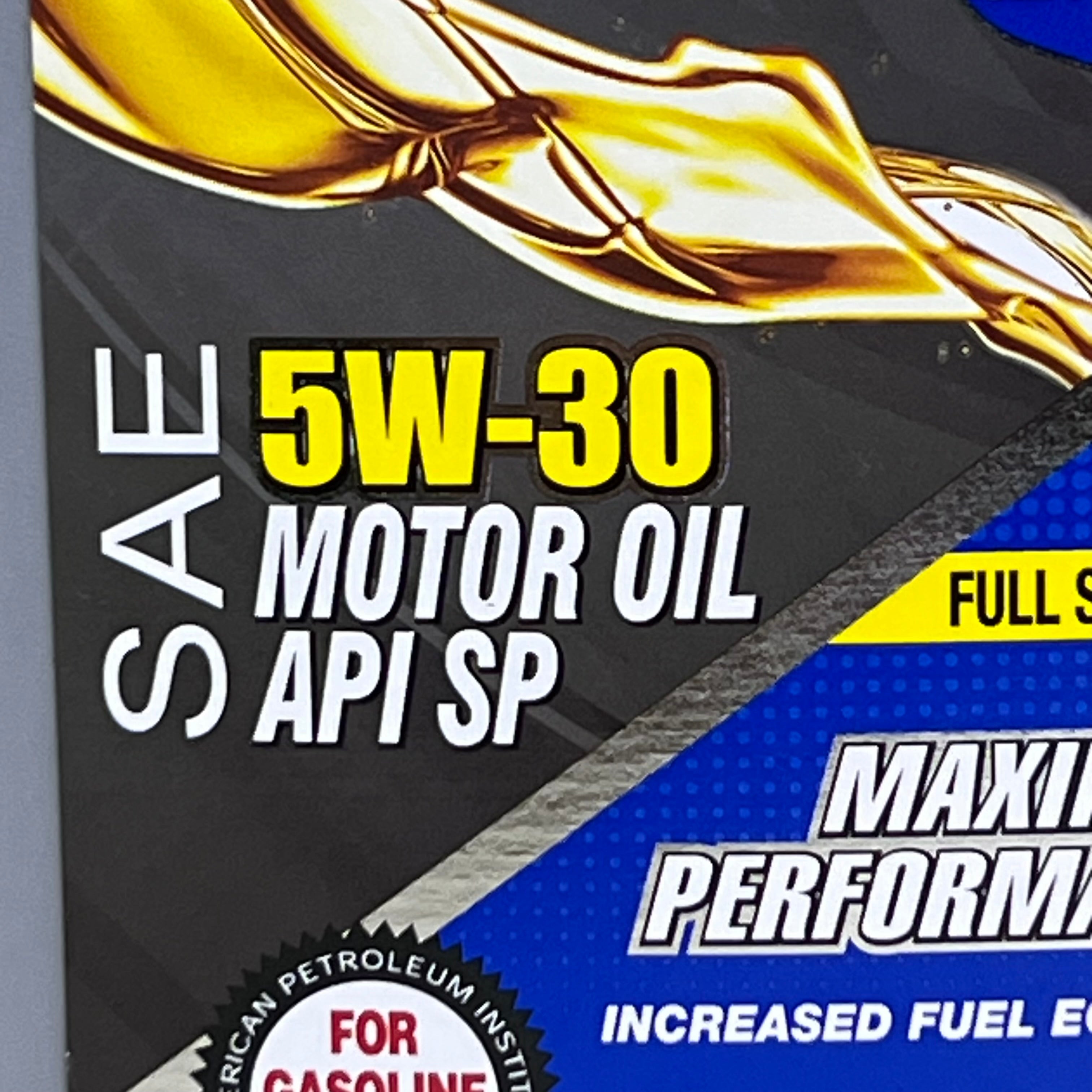 LUCAS (6 PACK) 5W-30 Maximum Performance Engine Synthetic Motor Oil 1 qt /946 ml