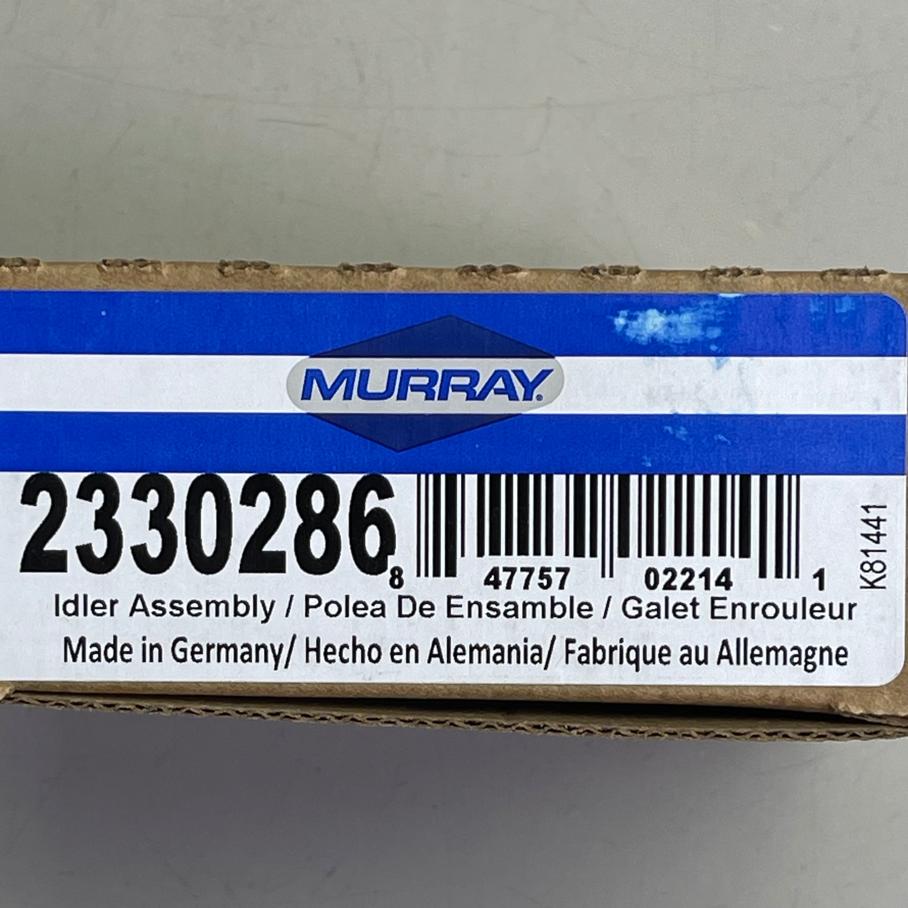 MURRAY Idler Tensioner Pulley Heavy-Duty Thermoplastic for Audi Volkswagen 2330286