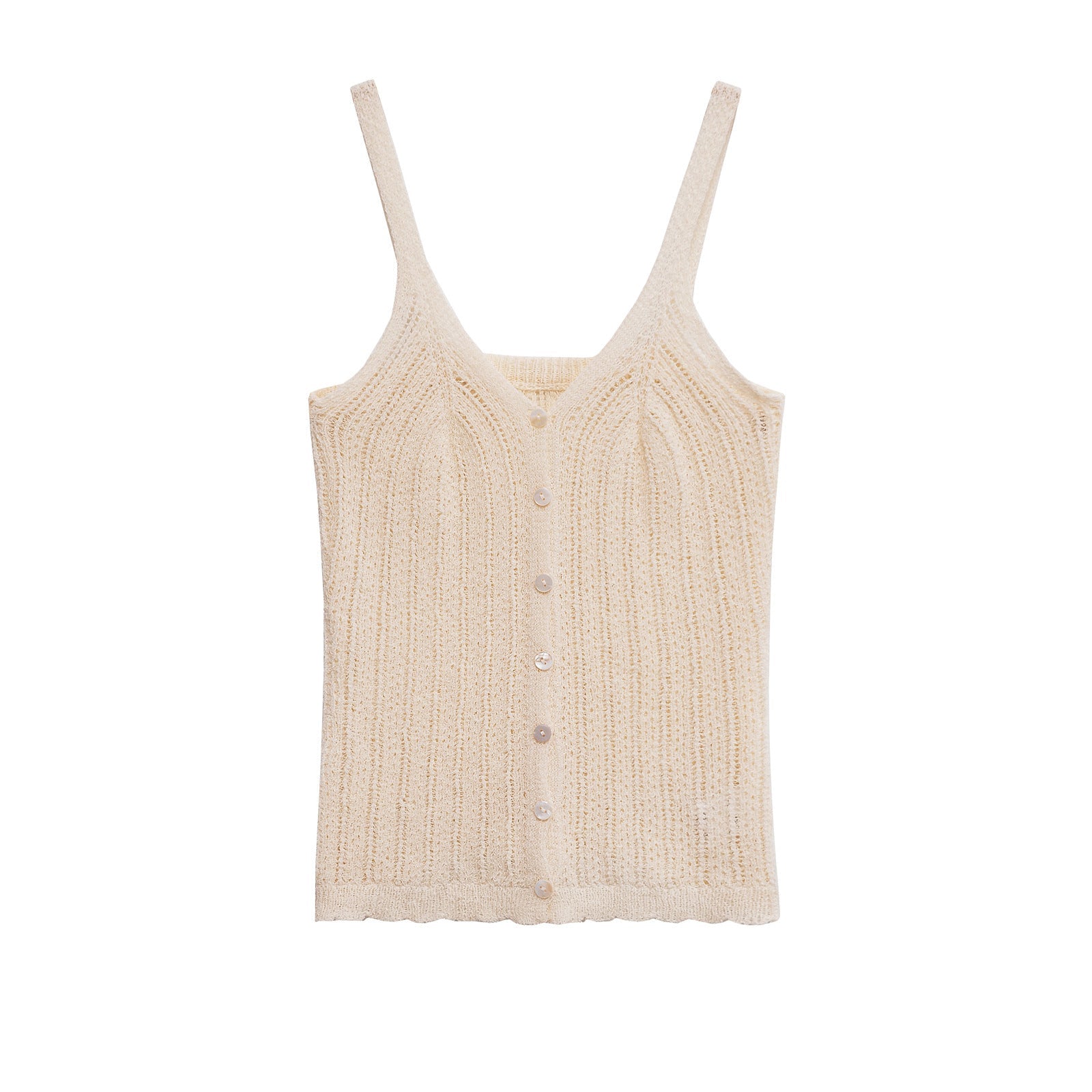 Spring New Style Round Neck Solid Color Loose Knit Sweater