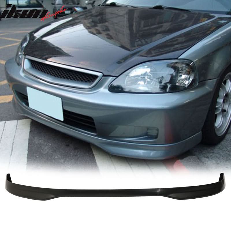 Fits Civic 99-00 T-R Front Bumper Lip Front Grille Sun Window Visor