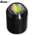 Black M10X1.5MM Thread MT Manual MUG Gear Shift Knob +BD Badge