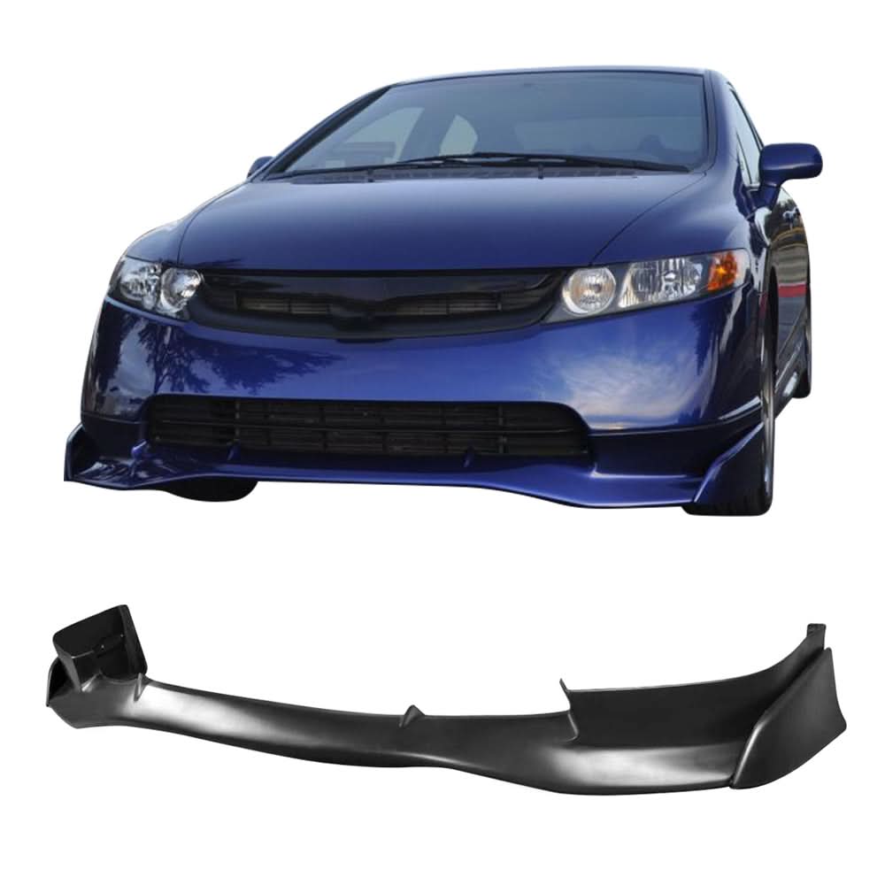 2006-2008 Honda Civic MUG Si Front Lip PU Rear Lip PP 3rd Brake Light