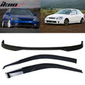 Fits 96-98 Honda Civic 3Dr TR Front Bumper Lip + Sun Window Visor