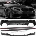 2017-2020 BMW G30 MP Style Front Lip & Side Sill & Type1 Diffuser