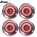 (4) 17X10 +30 5X100 / 5X114.3 Step Lip Deep Dish Mesh Wheels Rim