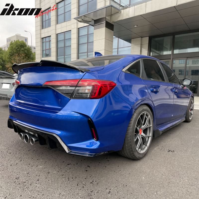 2022-2024 Honda Civic EX Touring Rear Bumper Cover Set + Exhaust Pipe