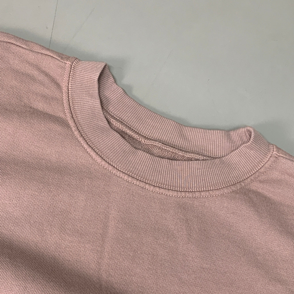 ETICA Viola Sweatshirt Dress Pleated Drop Shoulder Wood Rose Size Large EW174415