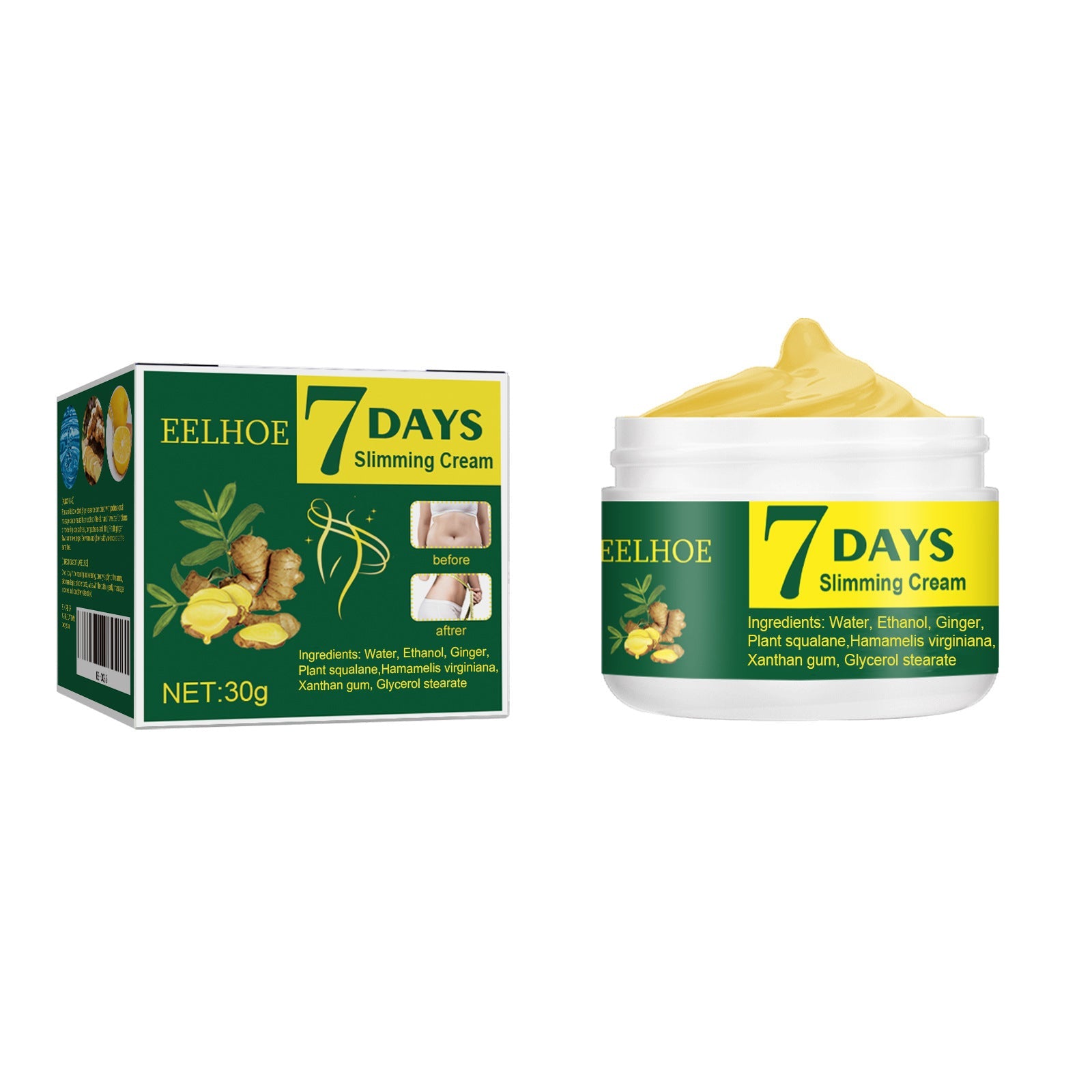Ginger Massage Cream Arm Belly Belly Skin Moisturizing Massage Body Care Cream