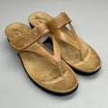 PROPET Wynzie Dressy Adjustable Flip Flop Women's Sz 10 XX(4E) Tan WSX051L