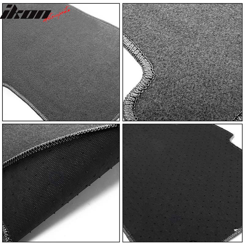 Car Floor Mat for 1992-1998 BMW E36 3 Series Gray Carpet 4PC Nylon