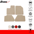 Car Floor Mat for 2007-2013 Ford Edge Beige Carpet 4PC Nylon