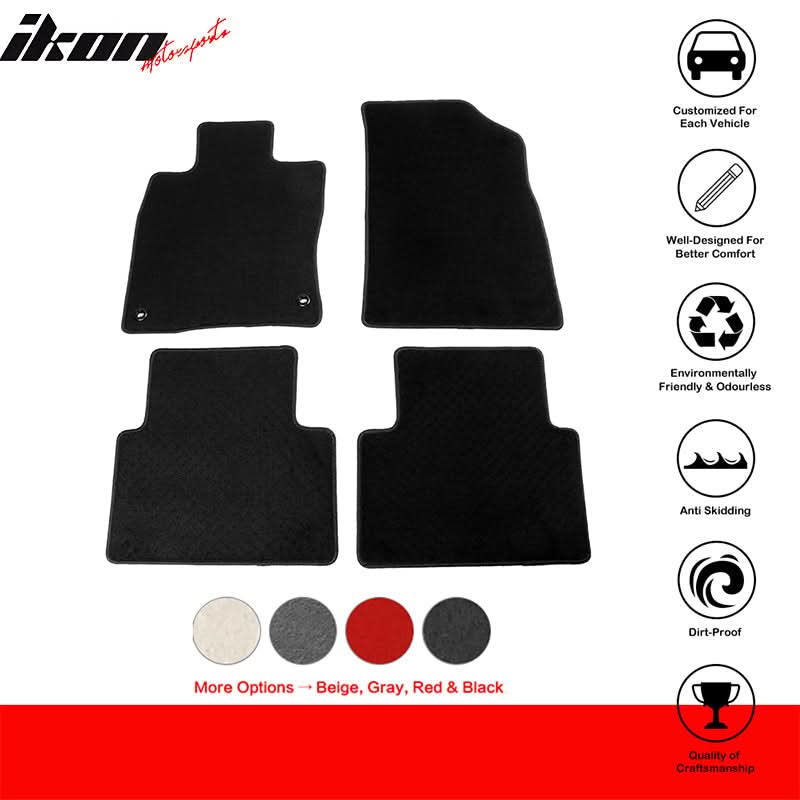 2019-2022 Honda Insight Nylon Floor Mats Liner Front Rear Carpet