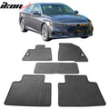 2018-2022 Honda Accord Latex Floor Mats All Weather Carpets 5PC