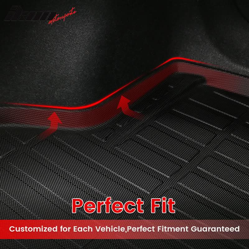 2023-2025 BMW X1 All Weather 3D Rear Trunk Mat Carpets Cargo Liner TPE