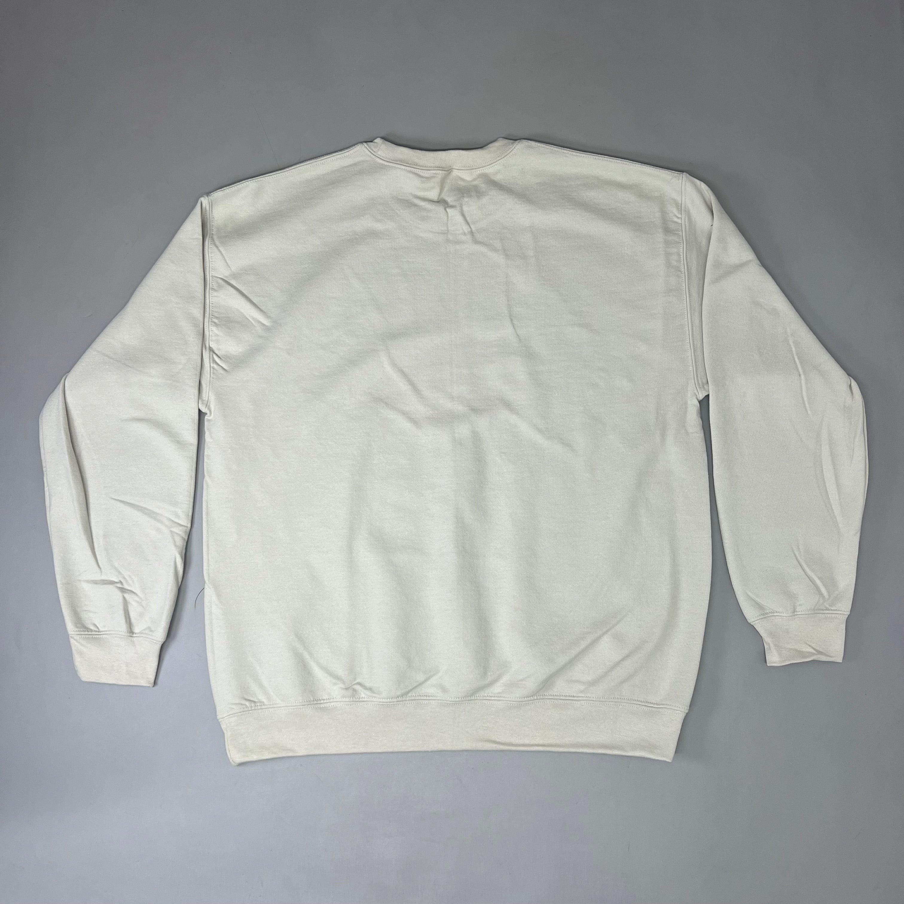 GILDAN Heavy Blend Crewneck Sweater Sweatshirt Sand SZ L G180