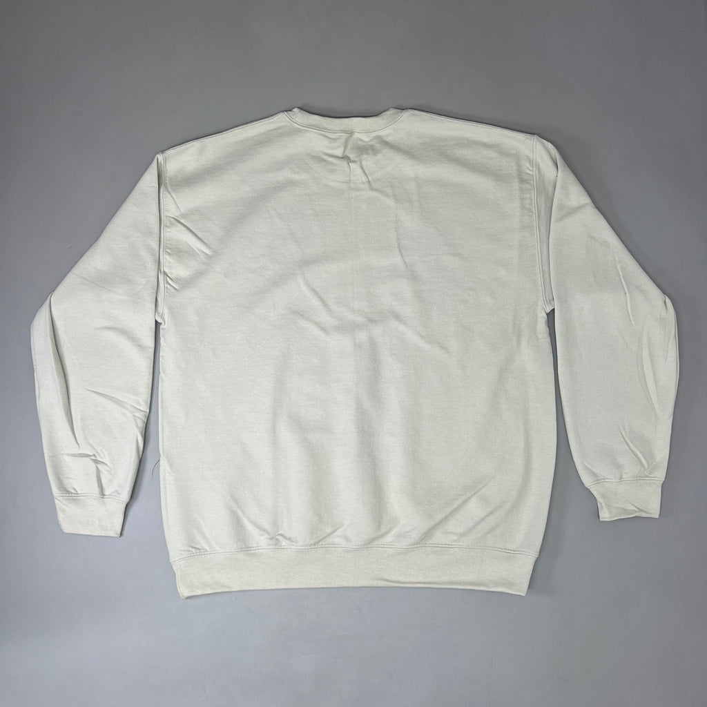 GILDAN (36 PACK) Heavy Blend Crewneck Sweatshirt Men's Sz L Sand G180