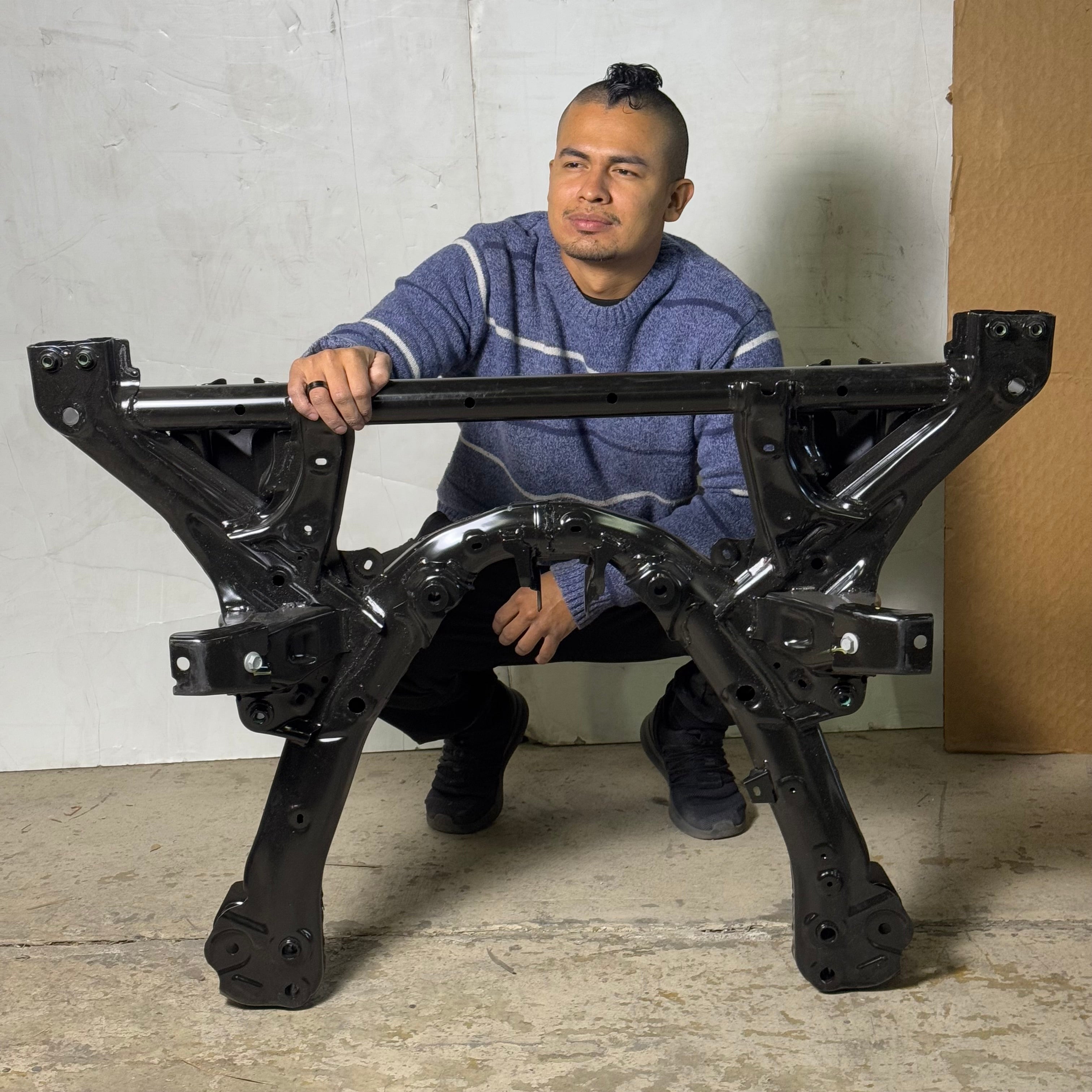 DYNA-MIG 1 Front Subframe Assembly Sz 44” L x 30” H Black Y FSF