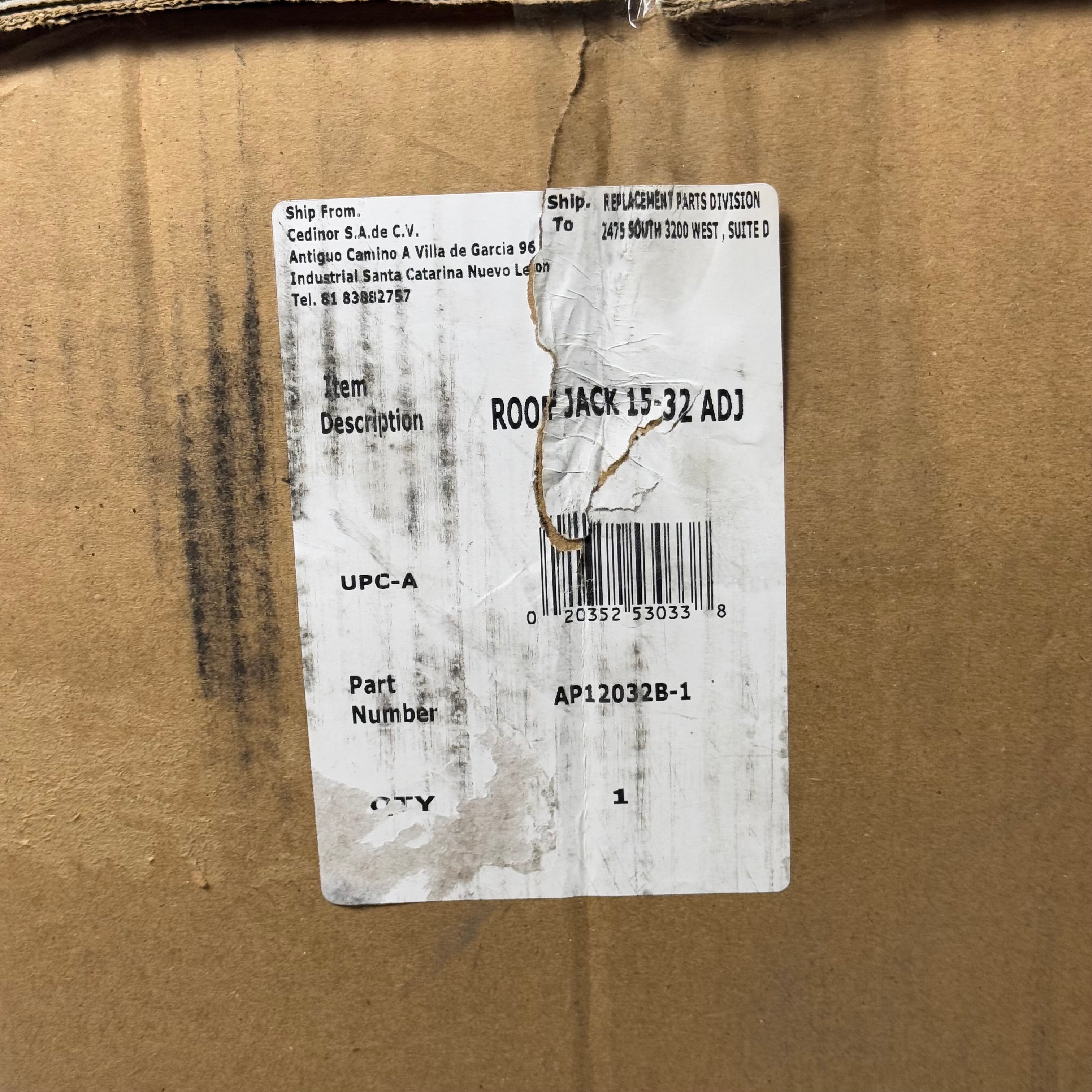 RHEEM Roof Jack and Air Inlet Kit AP12032B-1 (AS-IS, Minor Damage)