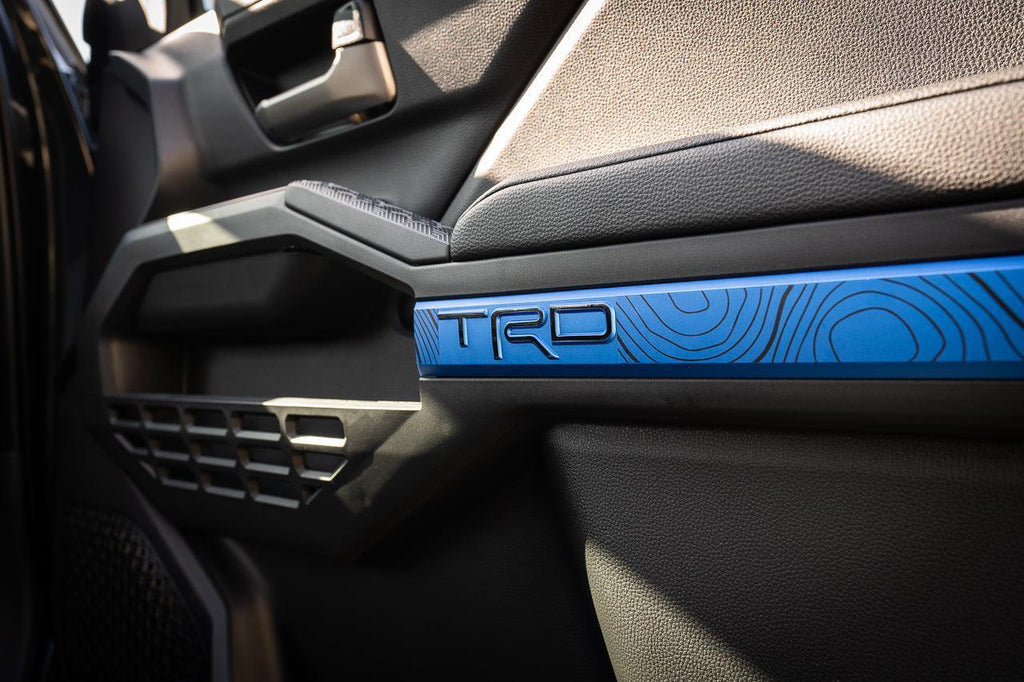 "TRD" Door Topographic Map Overlays - 2024+ Tacoma