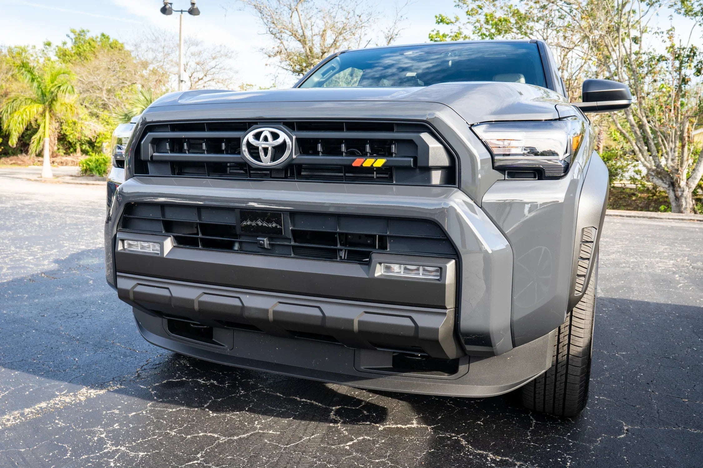 StickerFab Tri Color TRD Style Grille Emblem Version 2- 2024+ Tacoma / 2025+ 4Runner