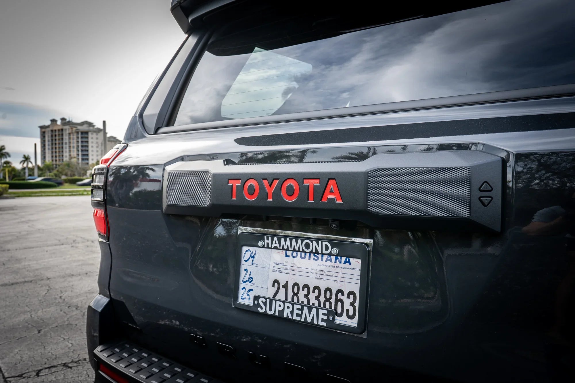 TOYOTA Rear Hatch Liftgate Emblem Inlays - 2025+ 4Runner