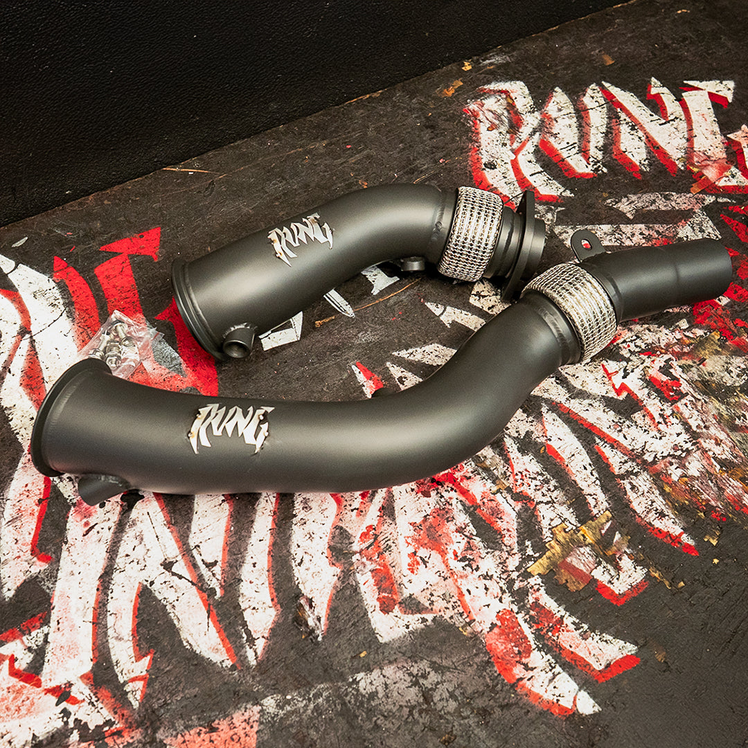 Rvng (F80/F82/F87) S55 3.5' XL Flow Series Race Downpipes