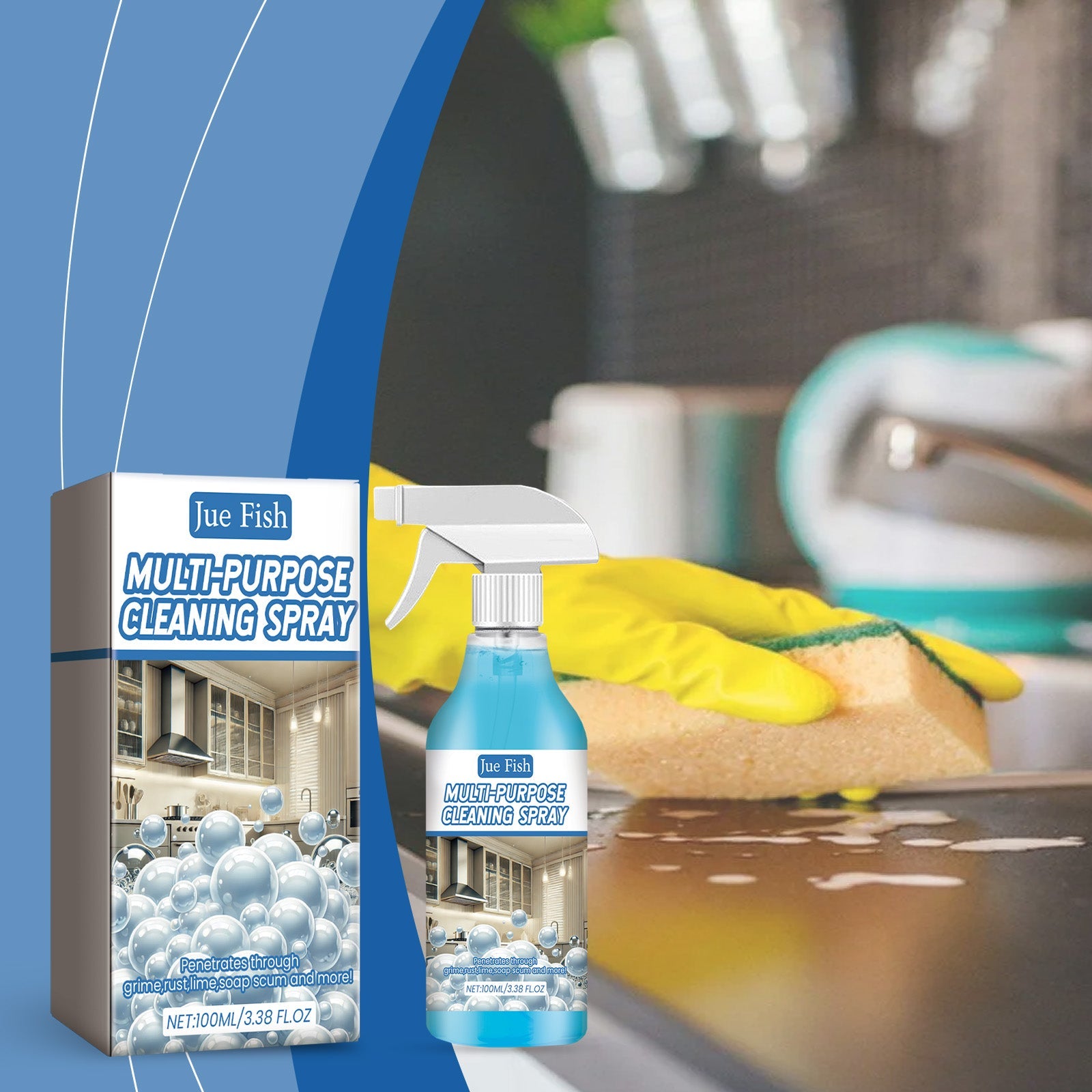 Kitchen Foam Cleaner Cooktop Decontaminate Oil Decontaminate Clean A Variety Of Surfaces To Remove Odors