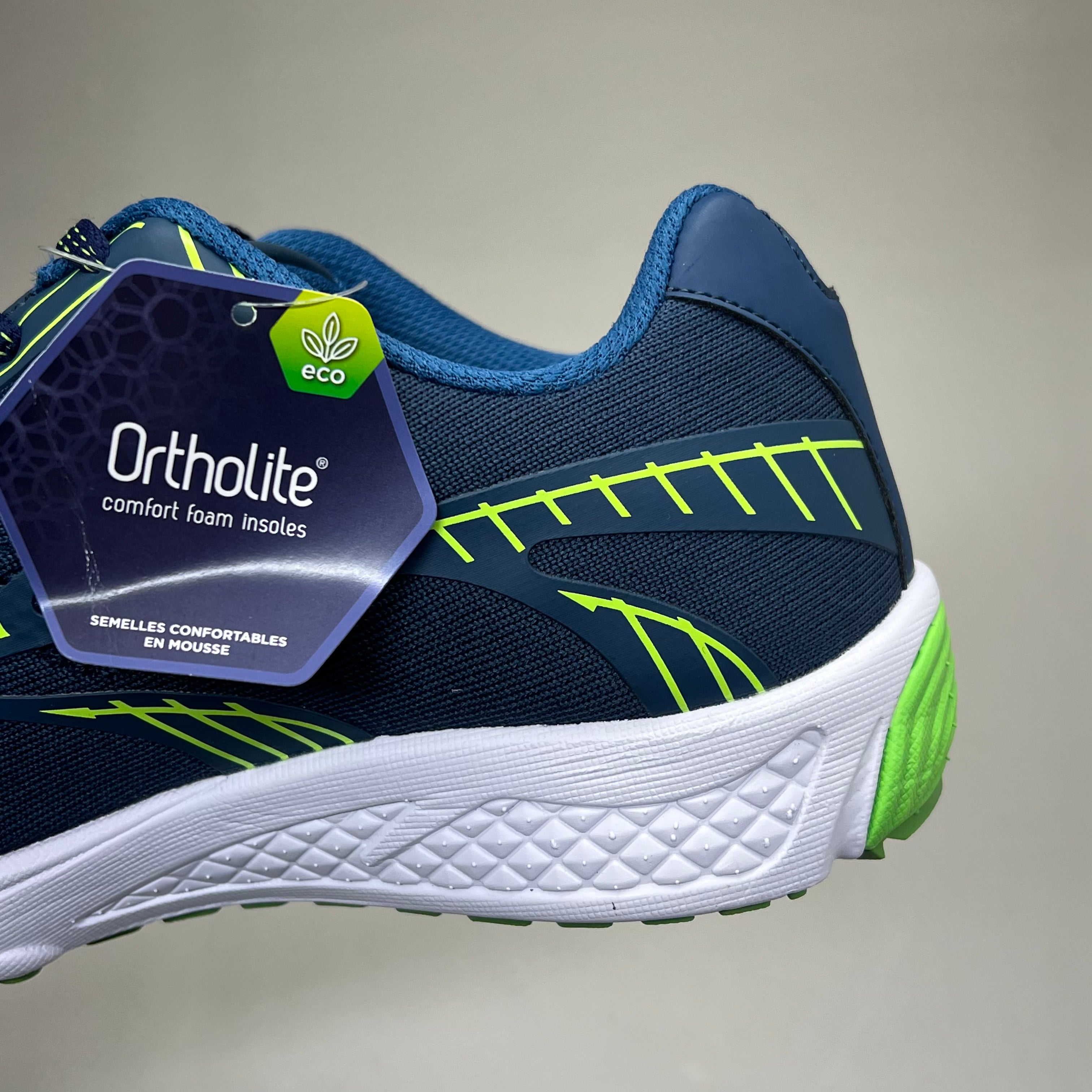 PROPET One LT Sneaker Ortholite Double Insole Mens Sz 8 XX(5E) Navy/Lime MAA022M