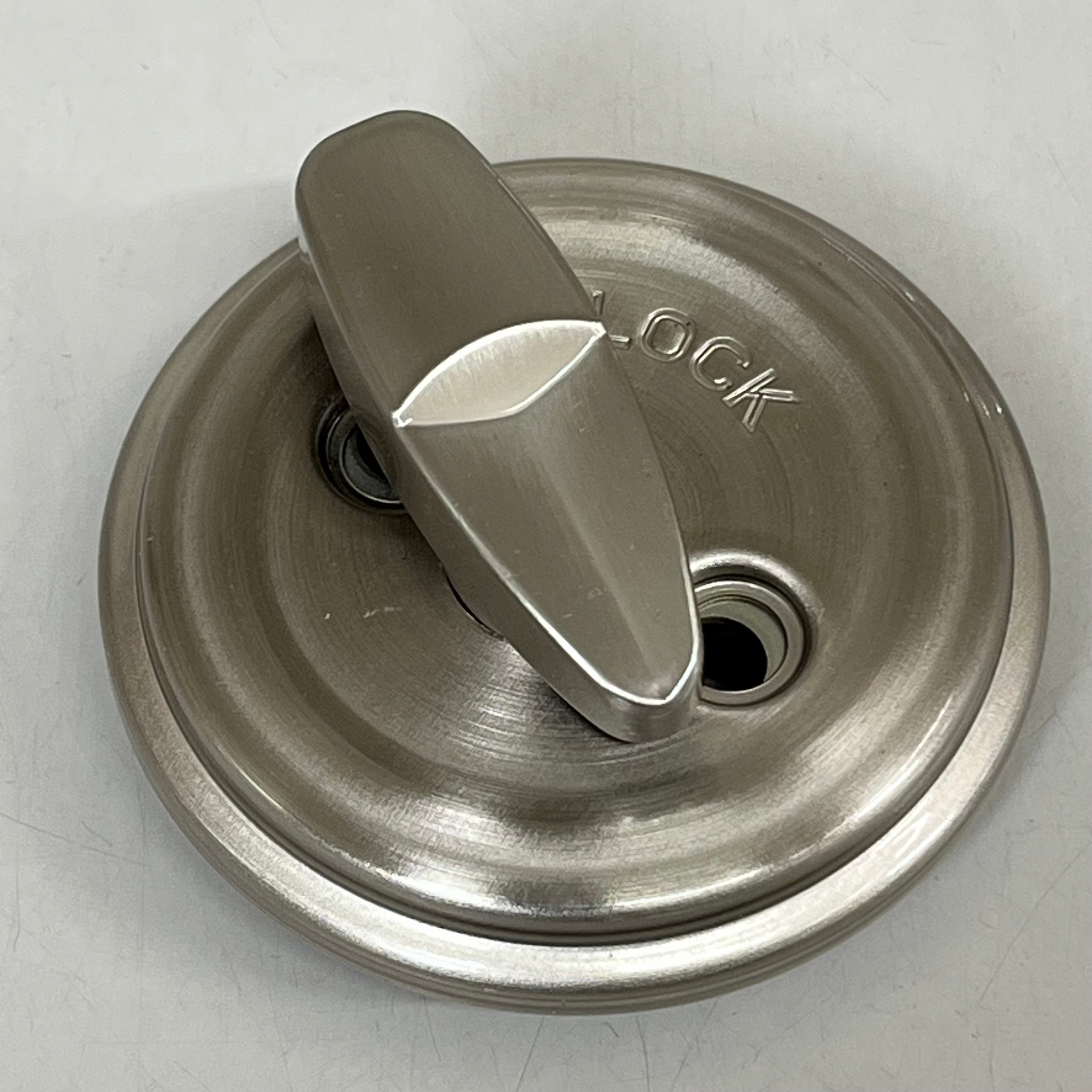KWIKSET Polo Knob Single Cylinder Interior Pack Round Rose Satin Nickel 966P-15.UNIV