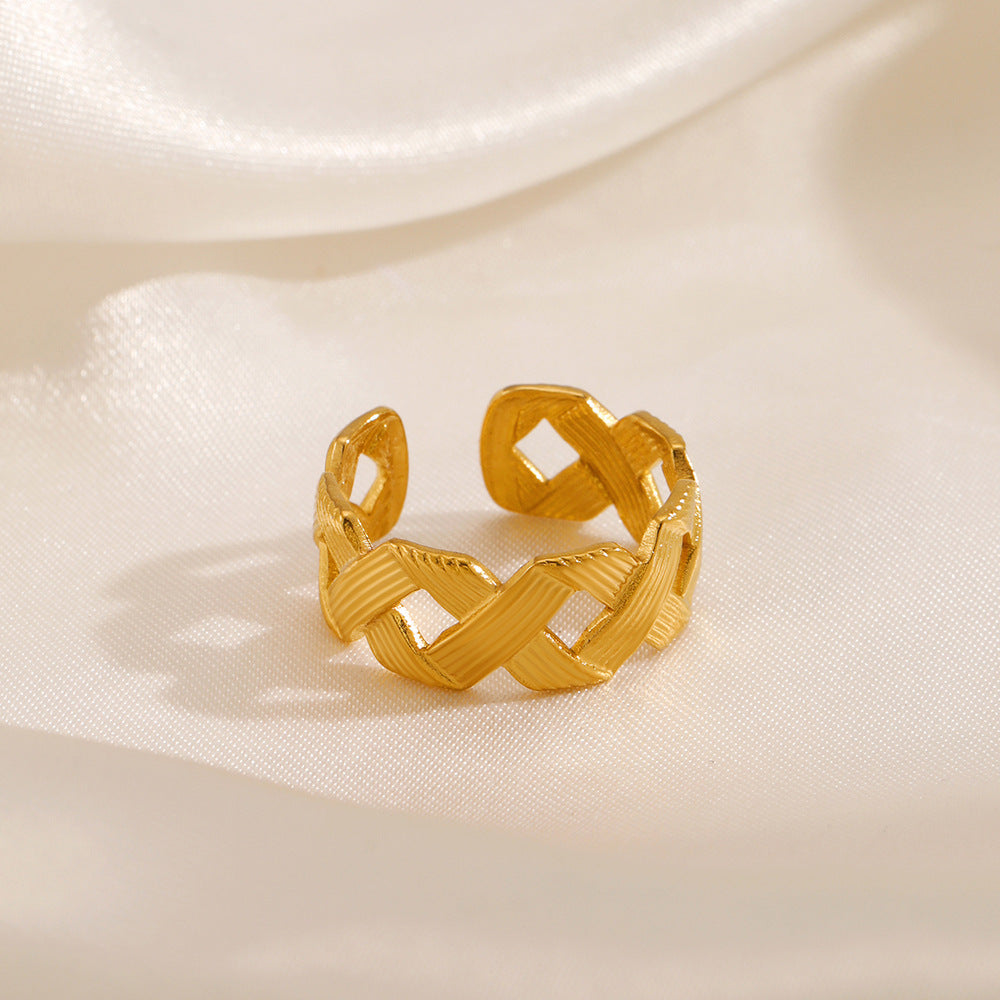 Personalized Trendy Ins Style Adjustable Ring for Women