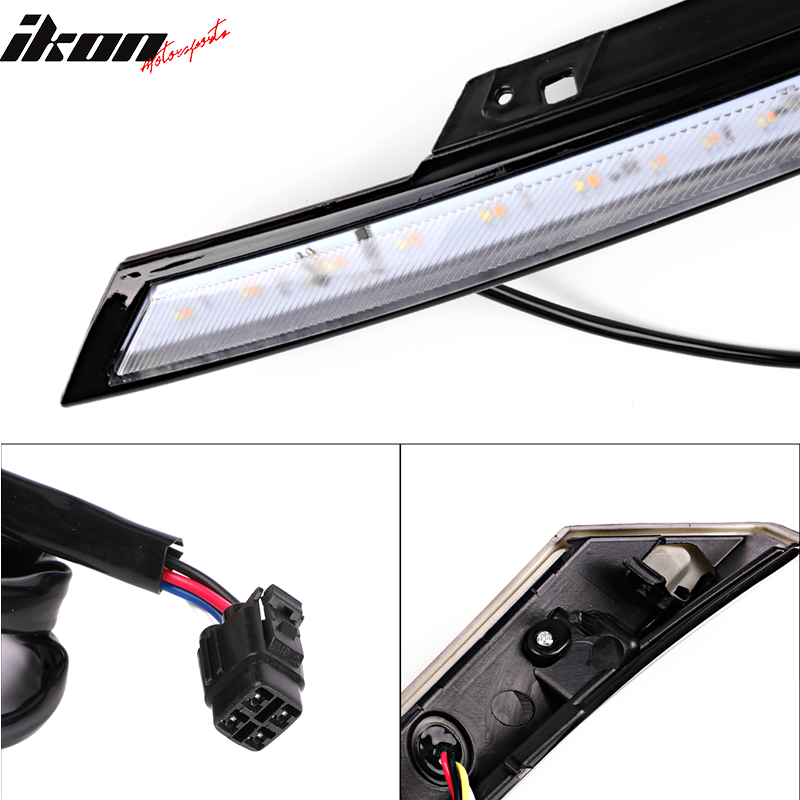 Fits 16-20 Honda Civic 10th Gen Eyebrow Light 2 Colors Running Light
