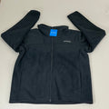 COLUMBIA WinterPass Full Zip Fleece Hip Length Jacket Mens Sz M Black 1909121011