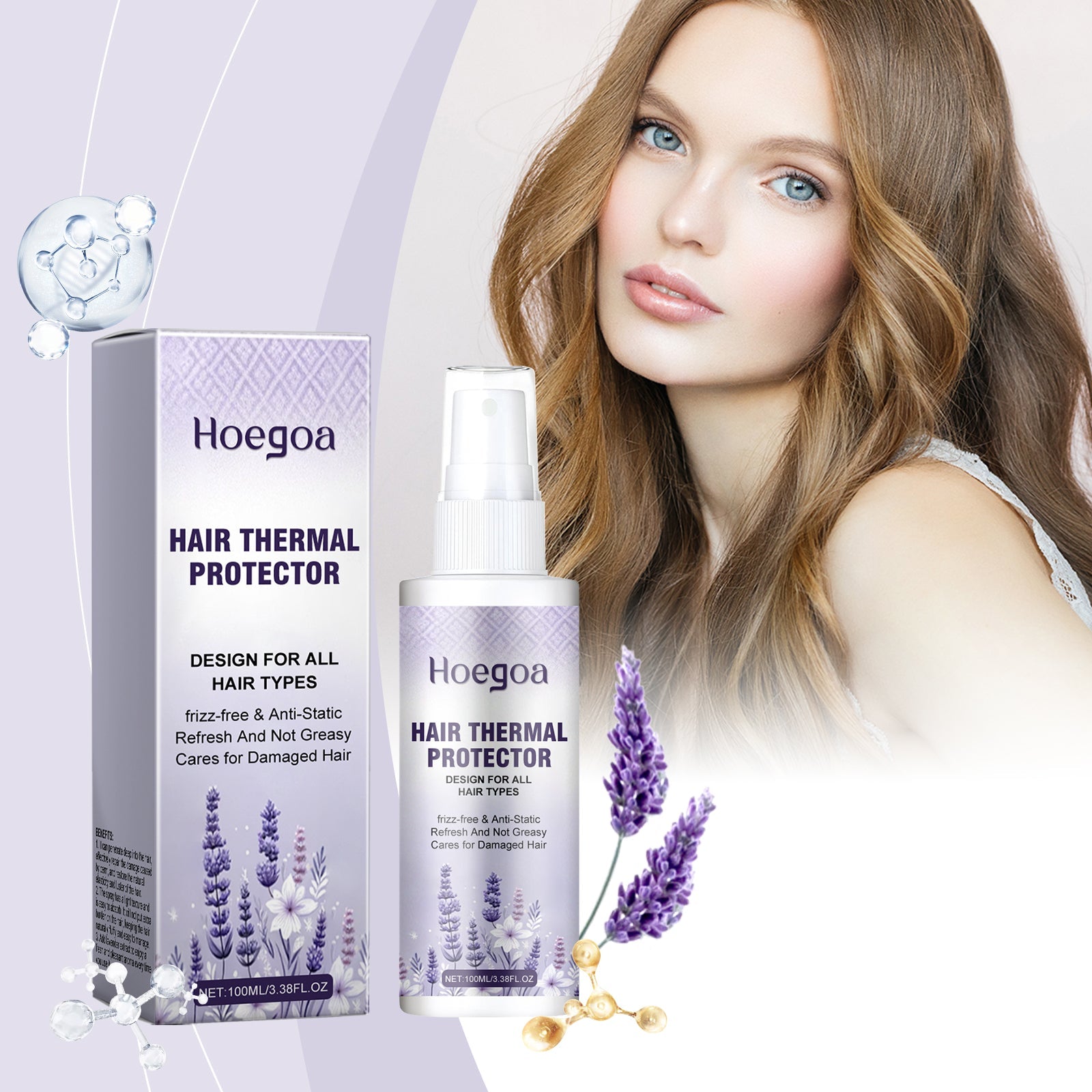 Hair Care Spray Protein Smoothing And Nourishing Hair Mask Hair Perm Dye Voluminous Hair Essential Oil Spray
