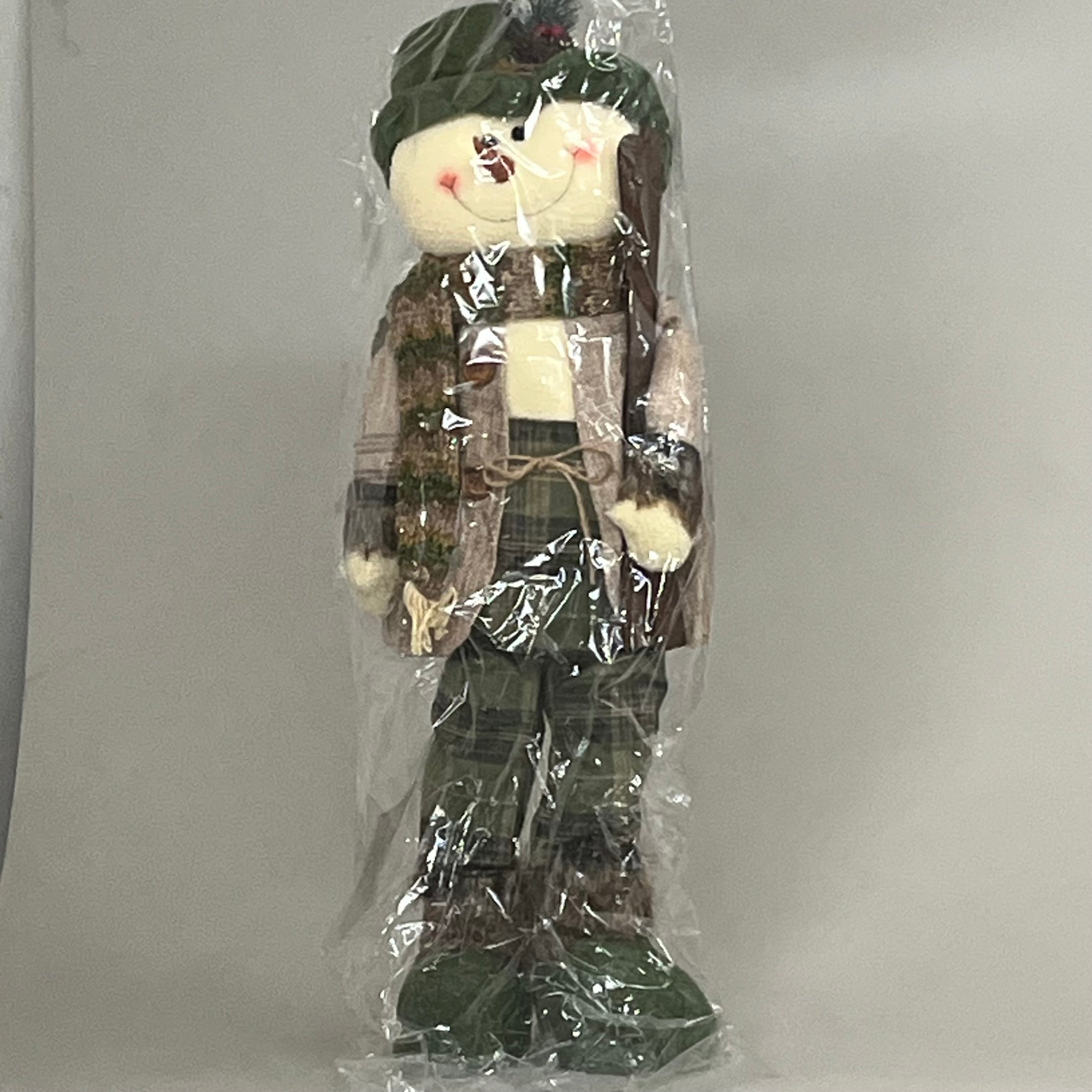 GERSON Standing Plush Christmas Snowman (New Sealed)