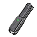 New Telescopic Zoom Glare Flashlight USB Charging Compact Portable Spotlight Long-Range Floodlight Outdoor Lighting