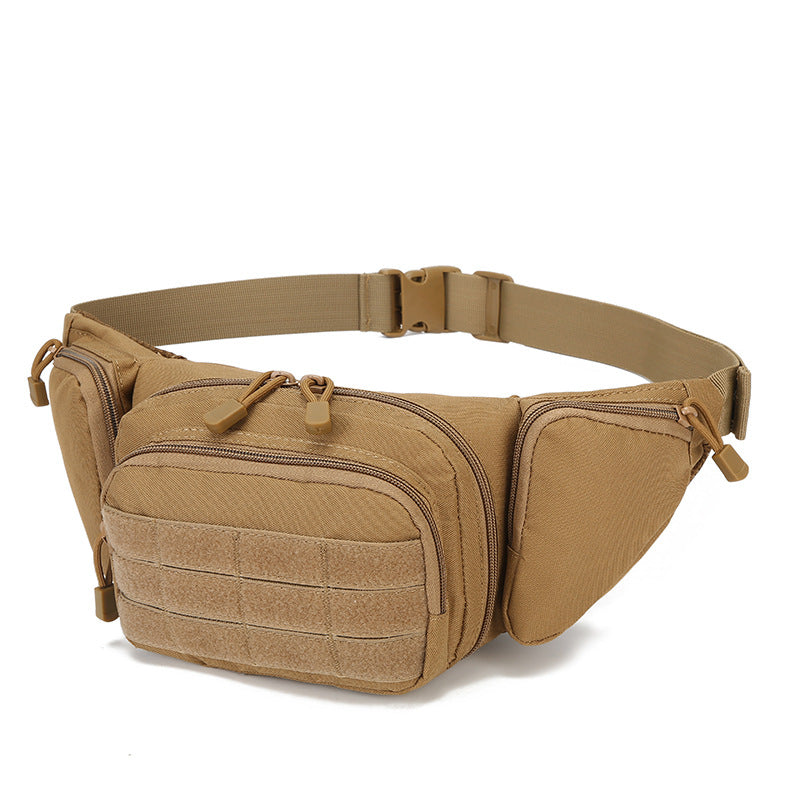 Multi functional tactical waist bag invisible gun bag outdoor cycling running mountain climbing waterproof waist bag