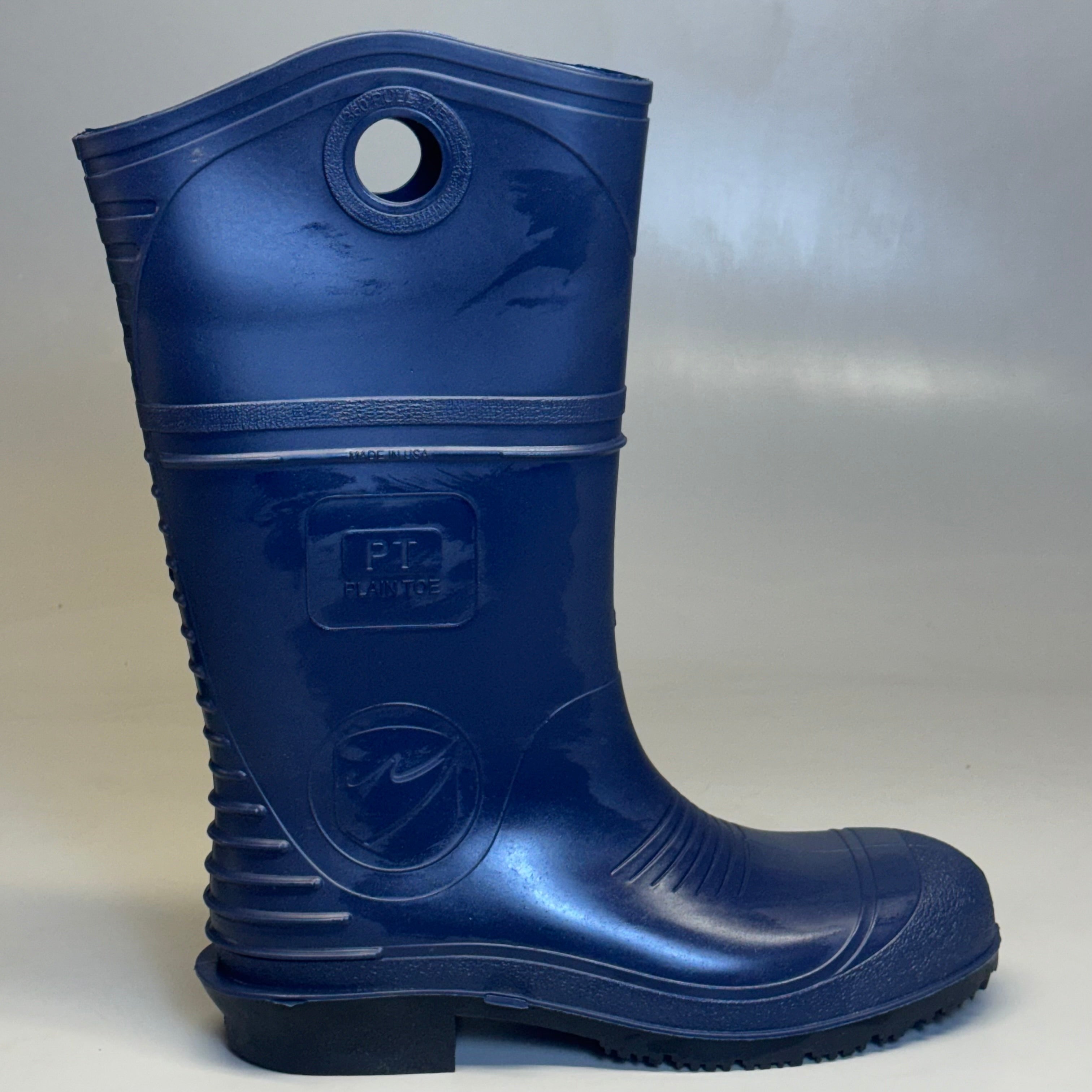 DUNLOP DuraPro Plain Toe Work Boots Men's Sz 13 Blue 89085