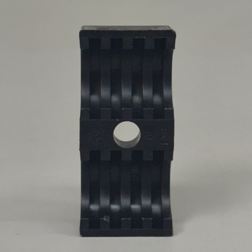 STAUFF (25 PACK) Clamp Body Sz 3D O19mm Twin Series Polypropylene 319/19-PP-BK