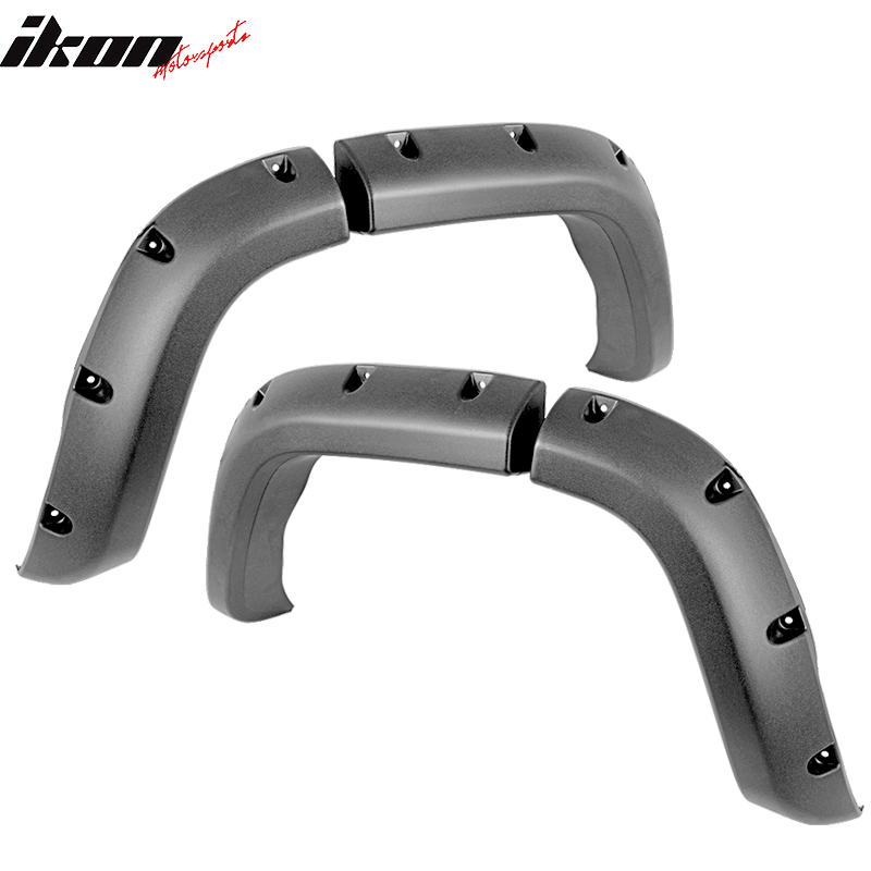 1984-2001 Jeep Cherokee XJ Sport Utility Black Fender Flares PP 6PCS