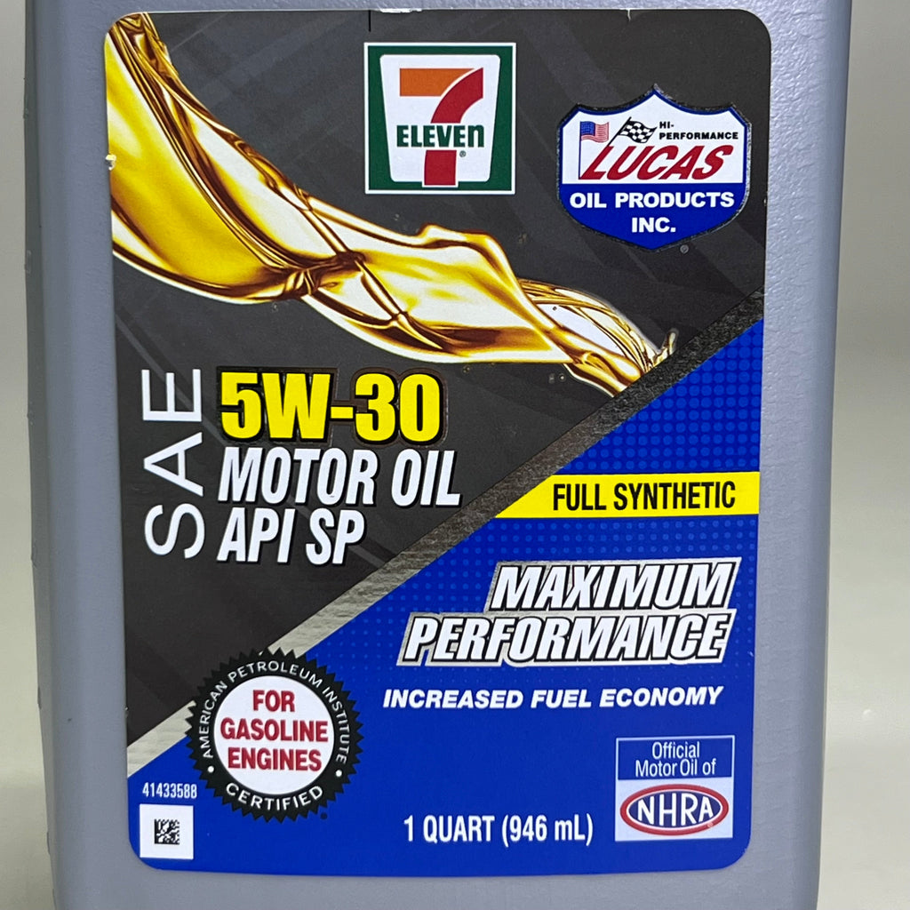 LUCAS (6 PACK) 5W-30 Maximum Performance Engine Synthetic Motor Oil 1 qt /946 ml
