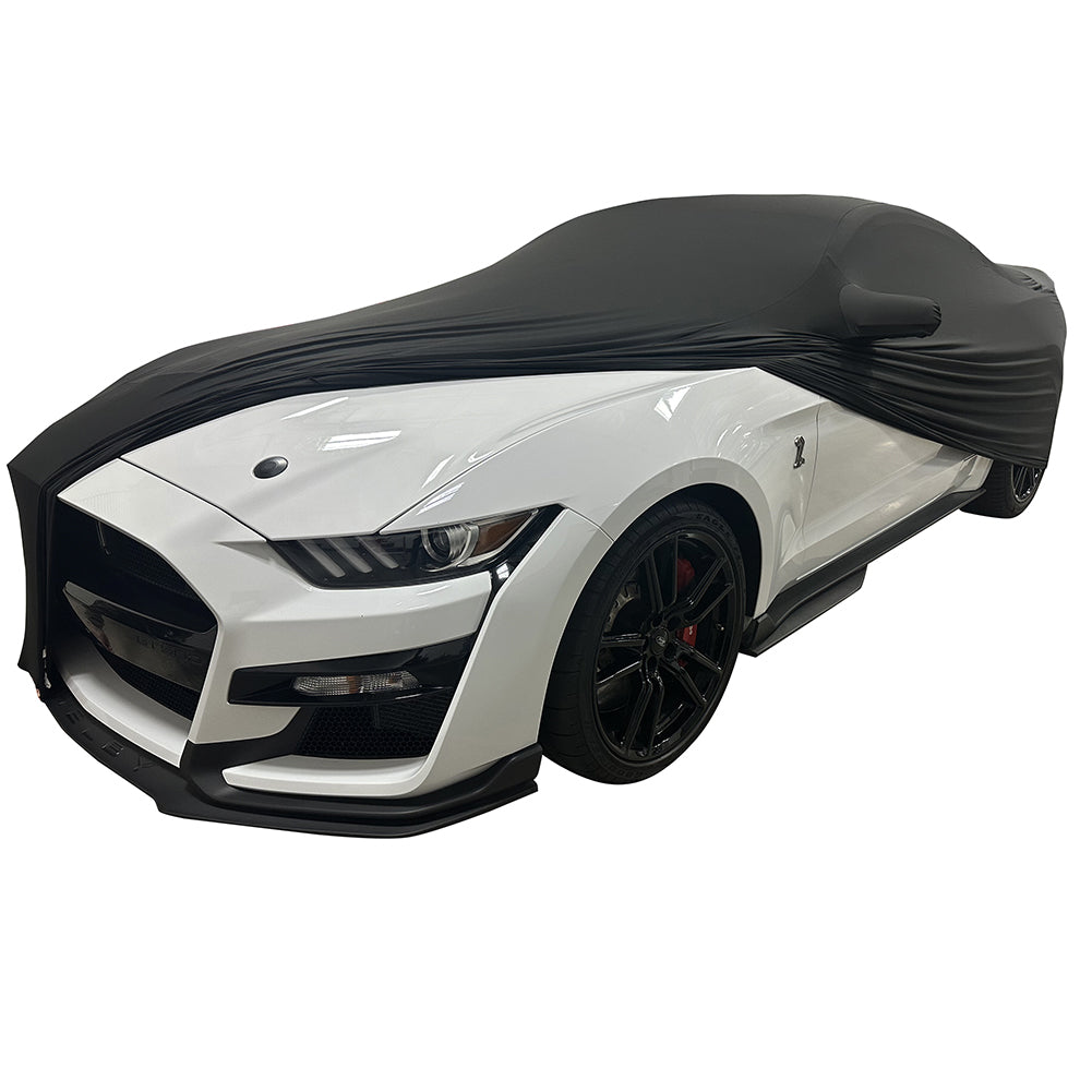 2005-2025 Ford Mustang Ultraguard Stretch Satin Indoor Car Cover - Black
