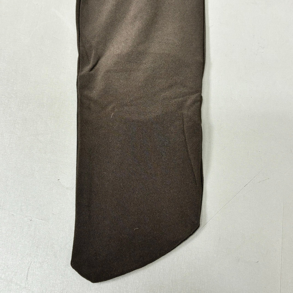 NORMA KAMALI Slim Fit Turtleneck Catsuit w/ Footsie Women's Sz XS/34 Chocolate