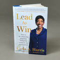 LEAD TO WIN Hardback By Carla A. Harris Published by Penguin Random House 9"x6"