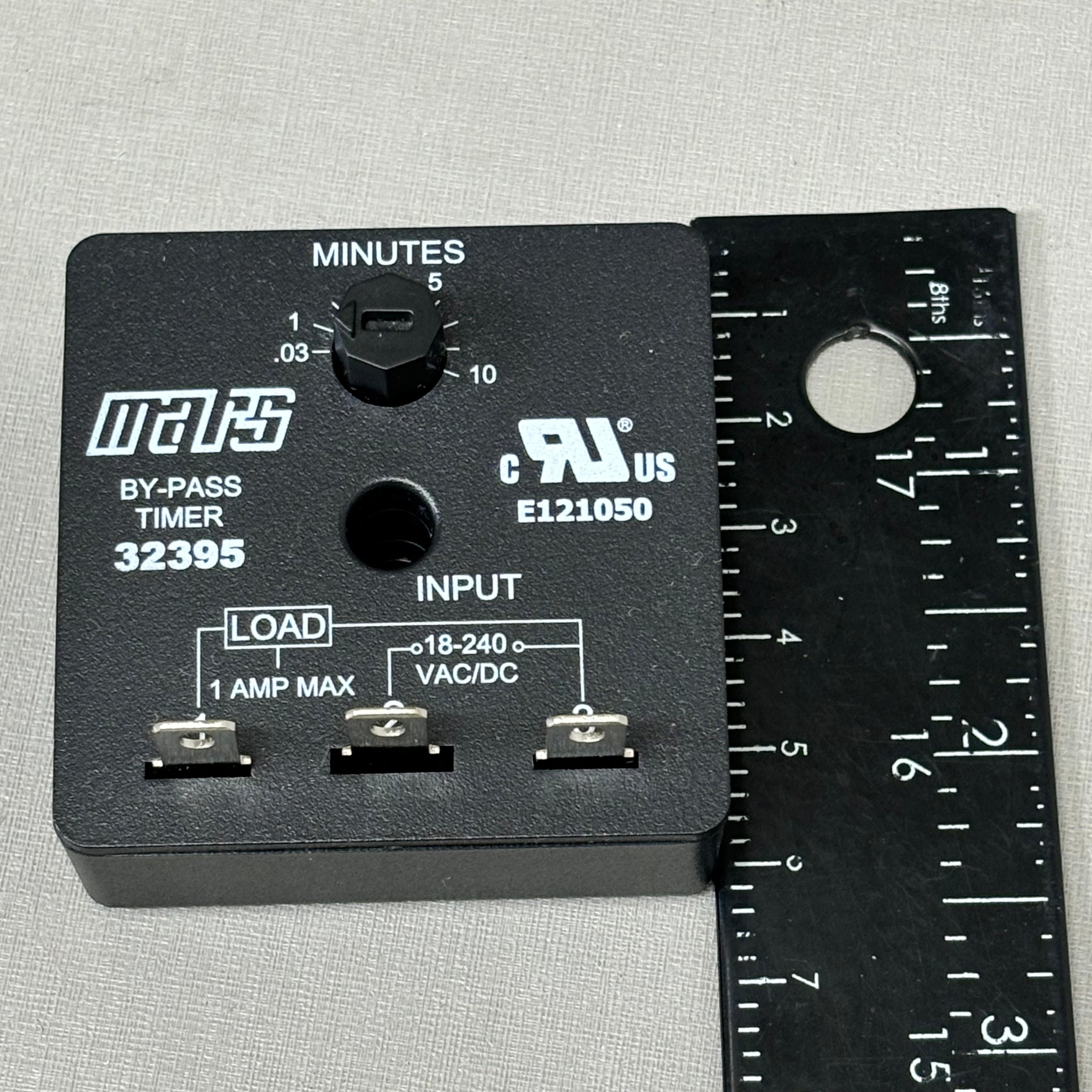 MARS SS Bypass timer 18-240 VAC 03-10 Min Dial Adjustment Quick Connect 32395