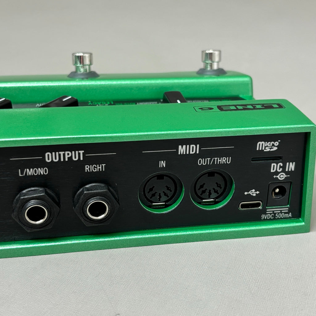 LINE 6 Delay & Looper Modeler Pedal 4 Switch & 1 Switch Loopers Green DL4 MkII