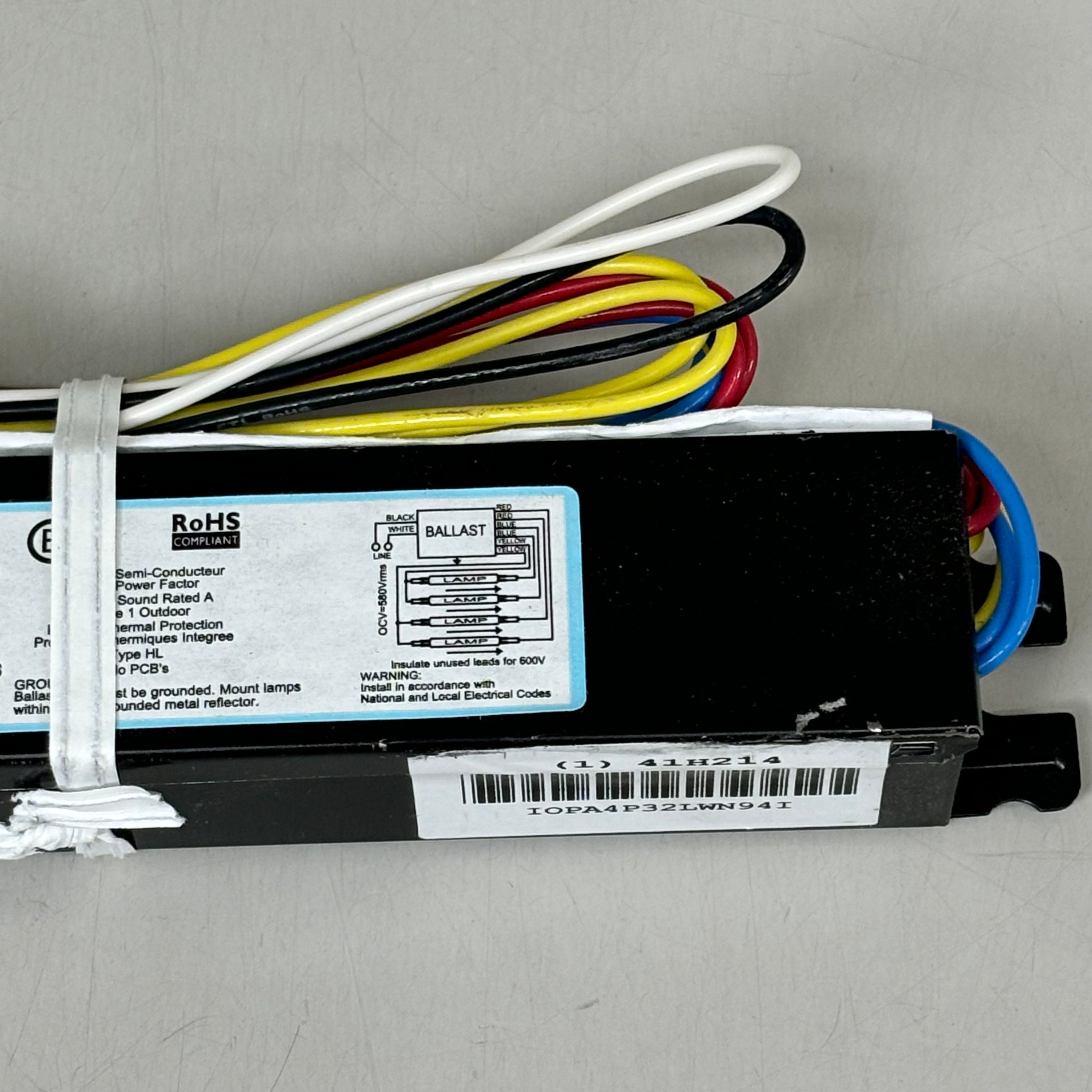 ADVANCE BY SIGNIFY Electronic Florescent Ballast Instant Start 120V IOPA-4P32-N