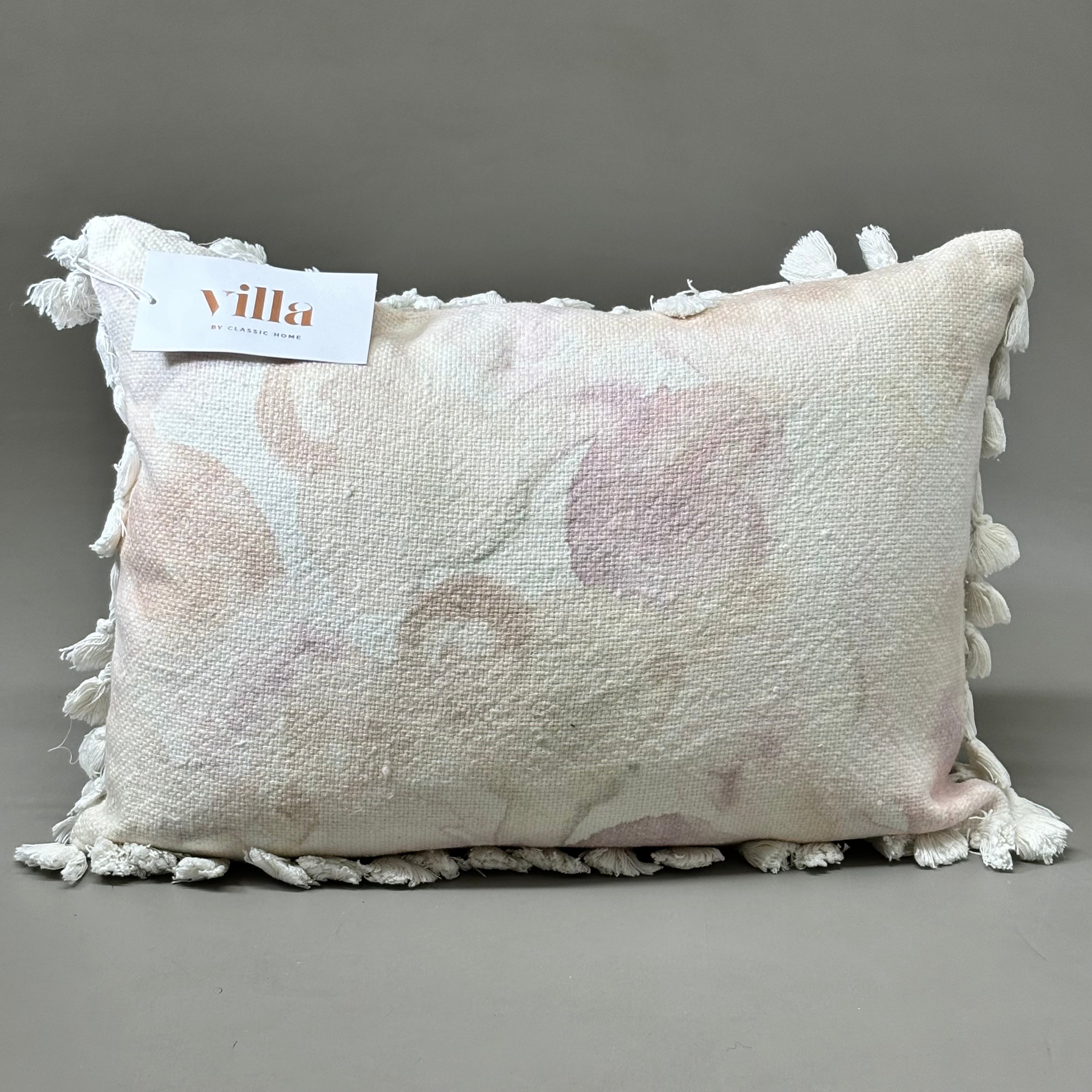 VILLA 14"x20" MP Lily Decorative Throw Pillow in Pink Multi